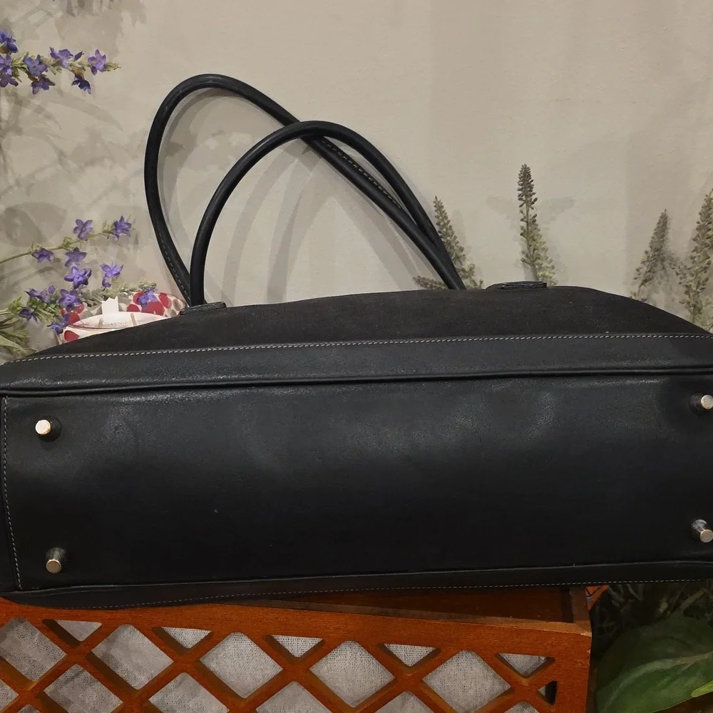 Coach Bonnie Legacy Black Linen #9435